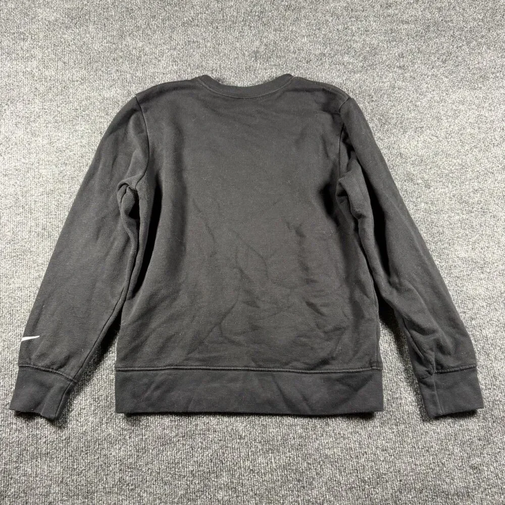 Nike Boys 3Brand Russell Wilson Crewneck Sweatshirt Black Neon Volt Graphic L